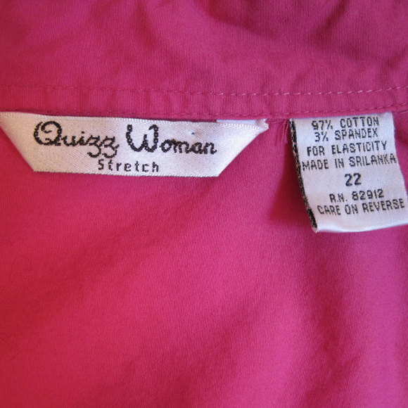 Quizz Woman-Pink Blouse-Unusual Closures-Snaps-22 - Picture 5 of 8